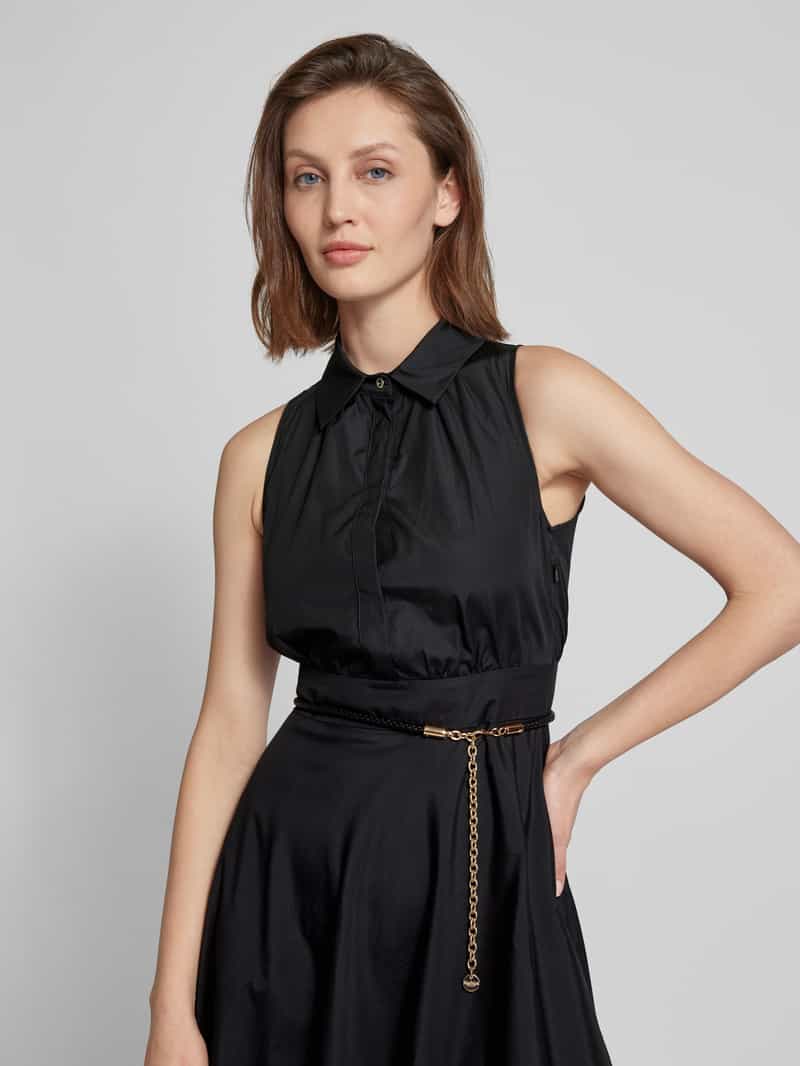 Max Mara Studio Midi-jurk met platte kraag model 'ADEPTO'