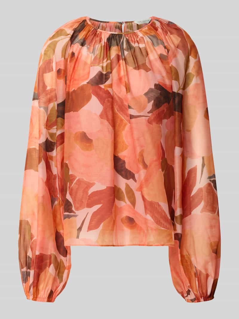 relaxed fit blouse met florale all-over print model 'Sabrona'