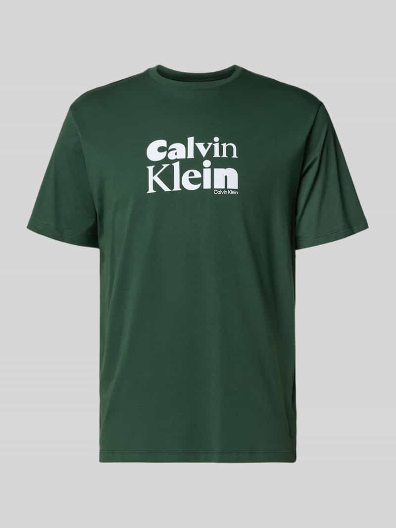 CK Calvin Klein T-shirt met labelprint