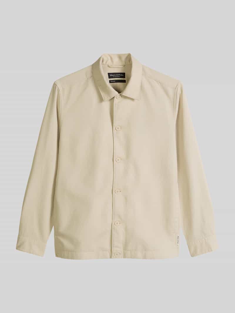 regular fit overshirt met zijwaartse steekzakken