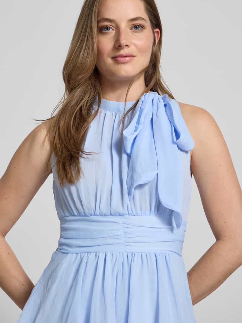 NEO NOIR Maxi-jurk in laagjeslook model 'MARLI SOLID CHIFFON DRESS'