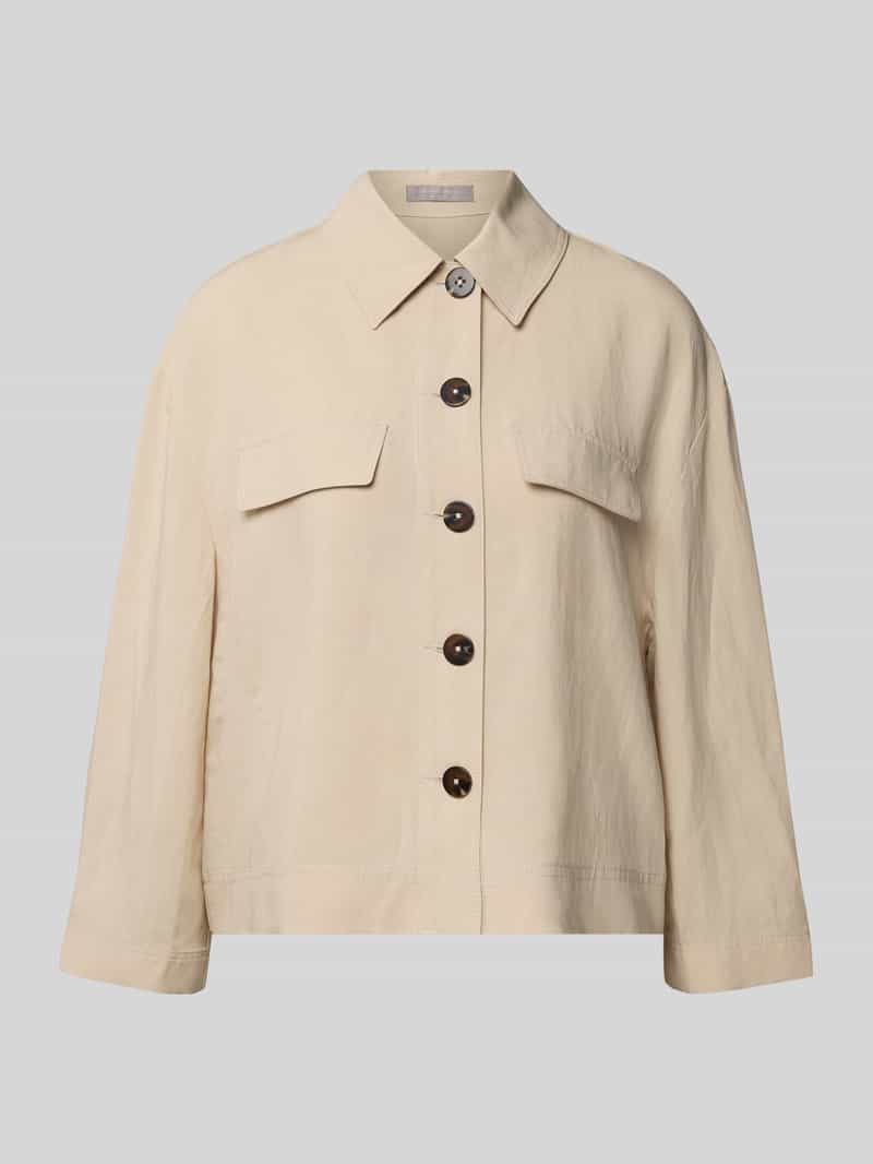 Blazer met paspelzakken op de borst