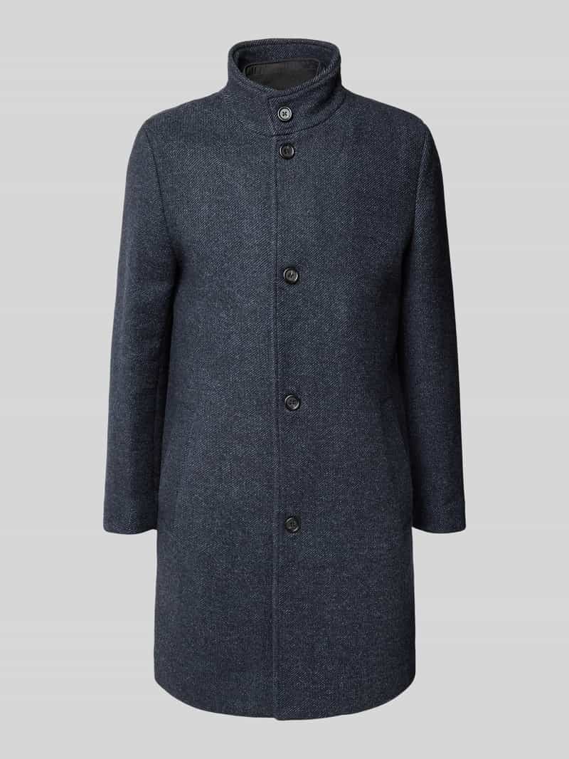 Selected Homme Regular fit lange wollen jas met gewatteerde inzet model 'RAINAR'
