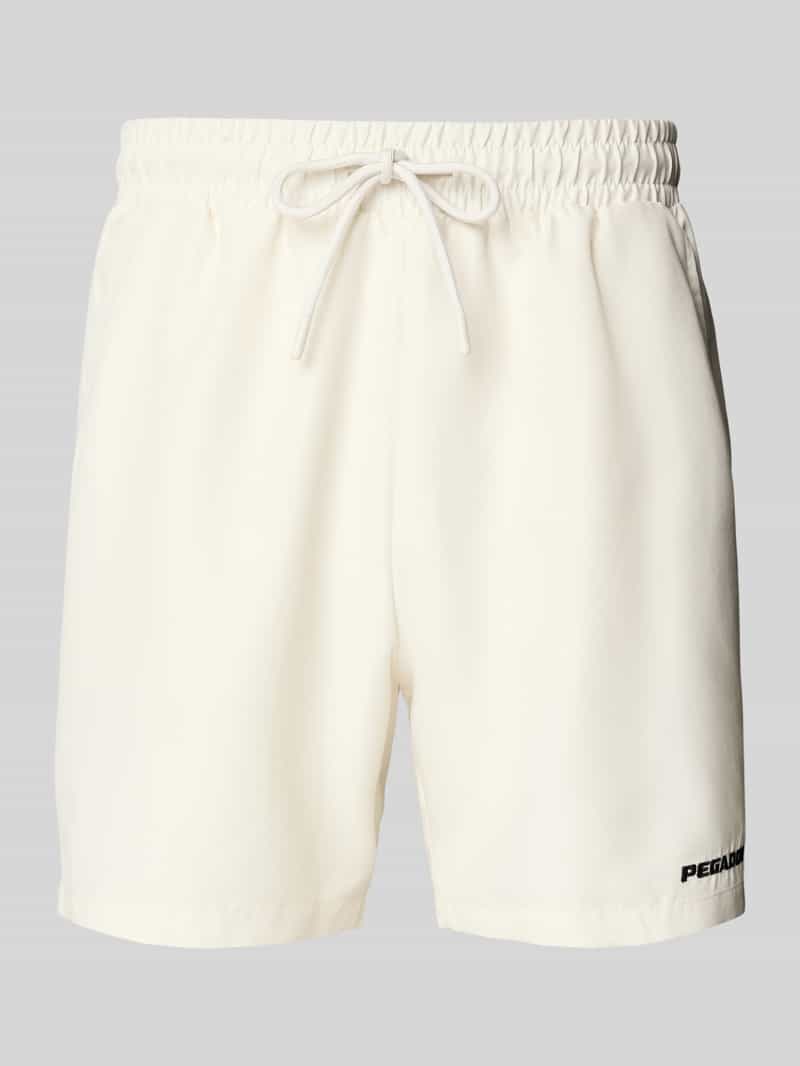 Zwembroek met labelstitching