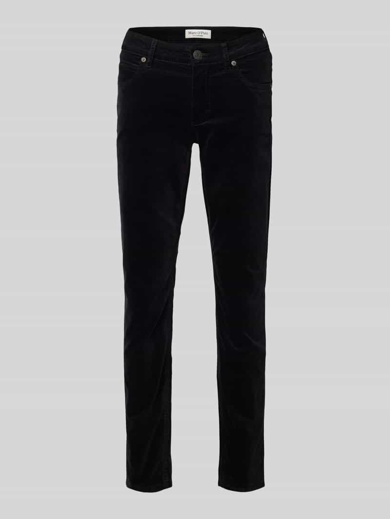 MARC O POLO Slim fit fluwelen broek van katoen en viscose met stretch, model 'LULEA'