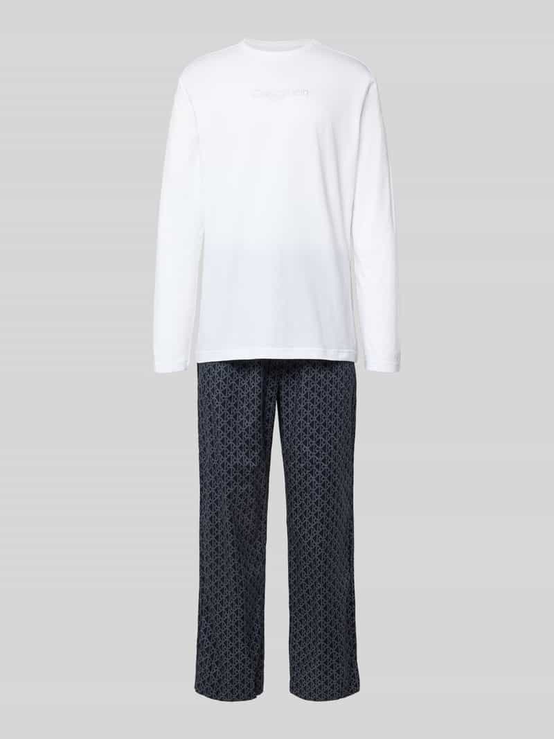 Calvin Klein Underwear Pyjama met labelstitching