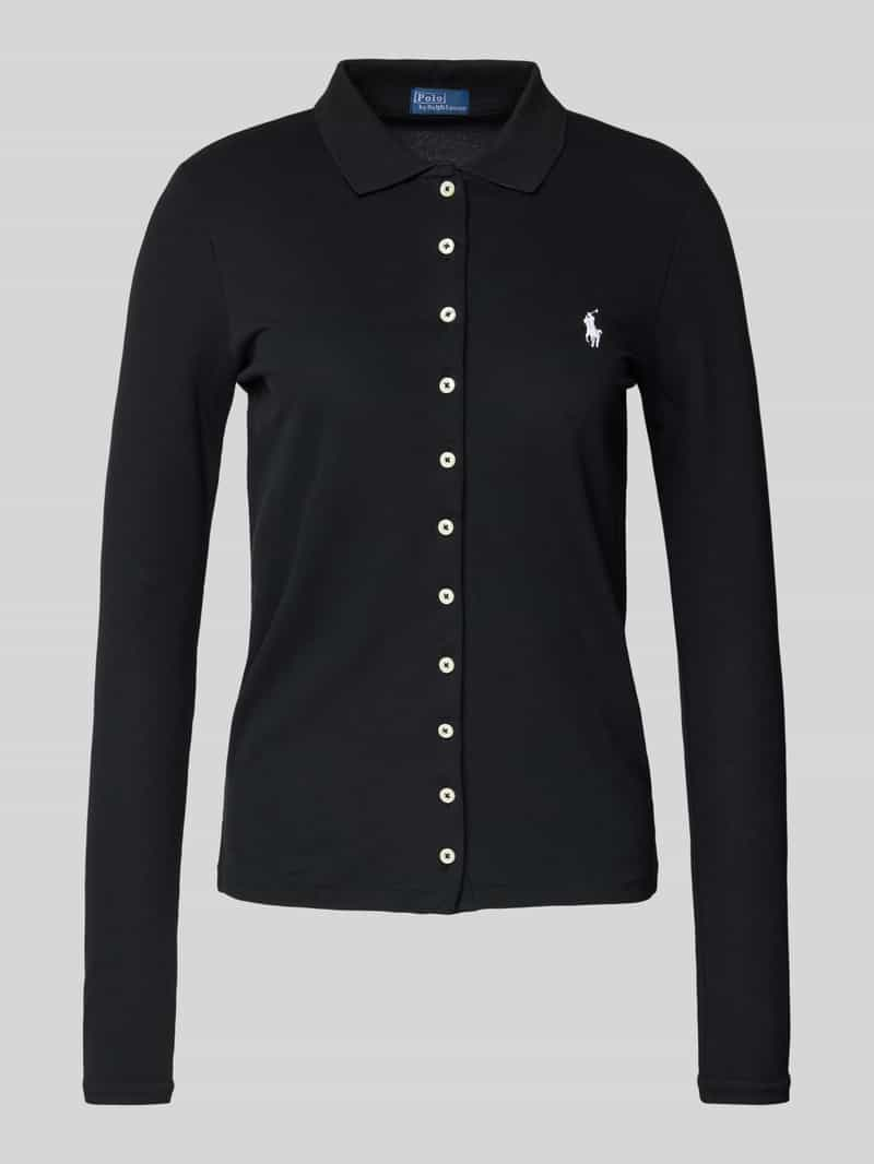 Polo Ralph Lauren Shirt met lange mouwen en labelstitching