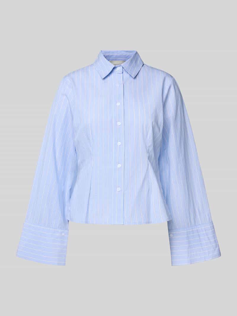 NEO NOIR Regular fit overhemdblouse met streepmotief