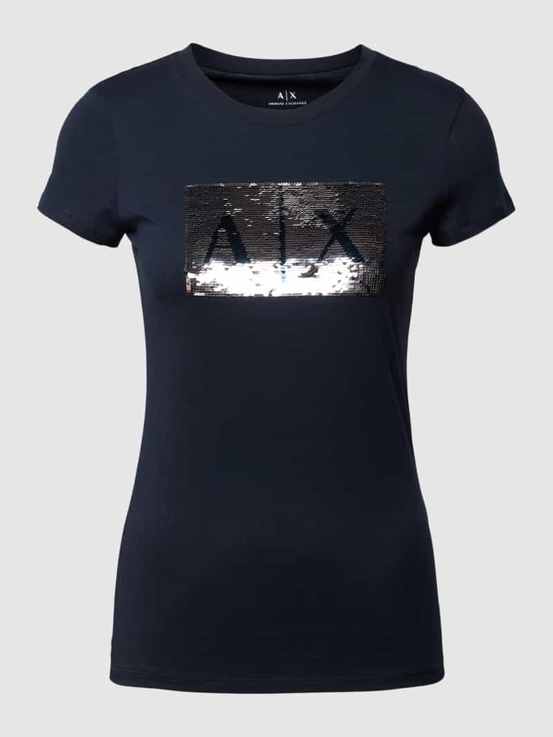 Armani Exchange T-shirt met pailletten