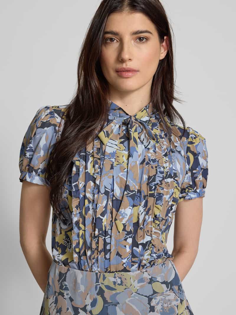 Lauren Ralph Lauren Regular fit strikblouse met plooien model 'JALFRED'