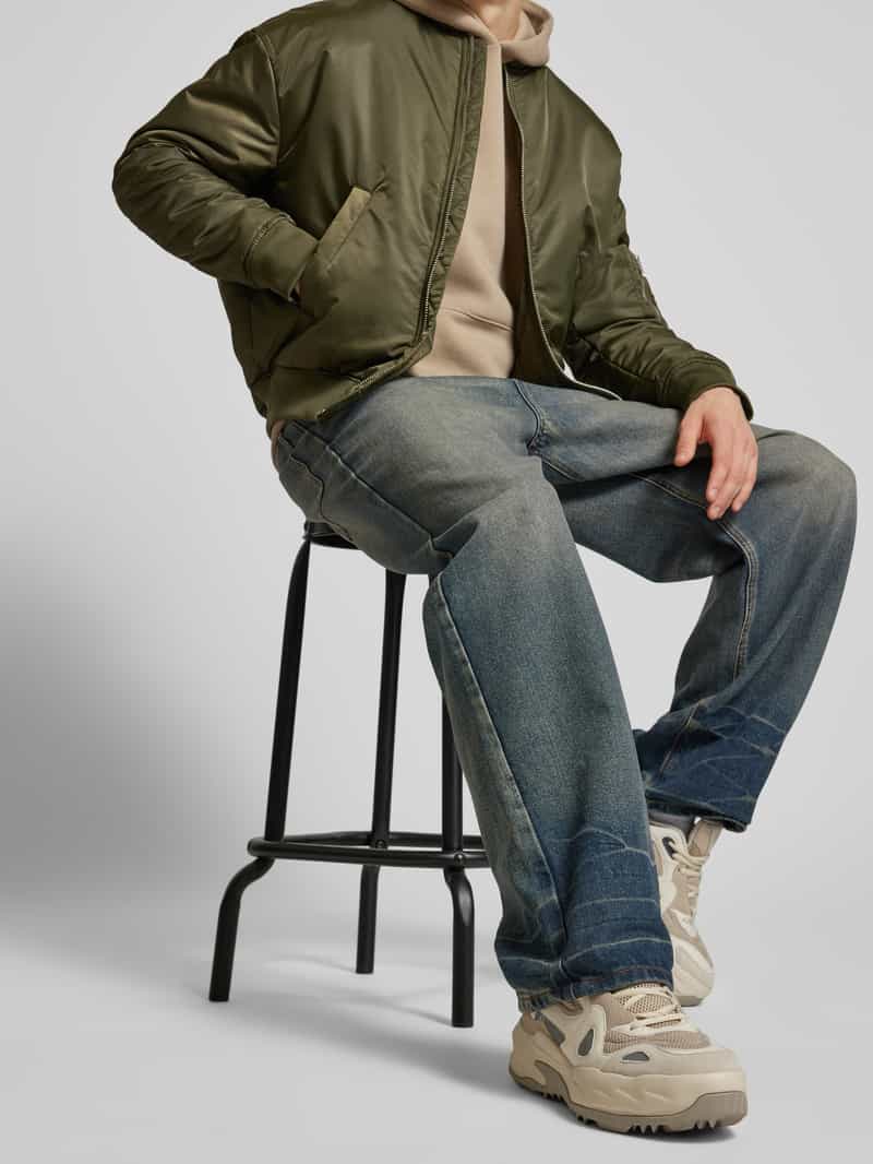 REVIEW Baggy fit jeans in 5-pocketmodel met viscose