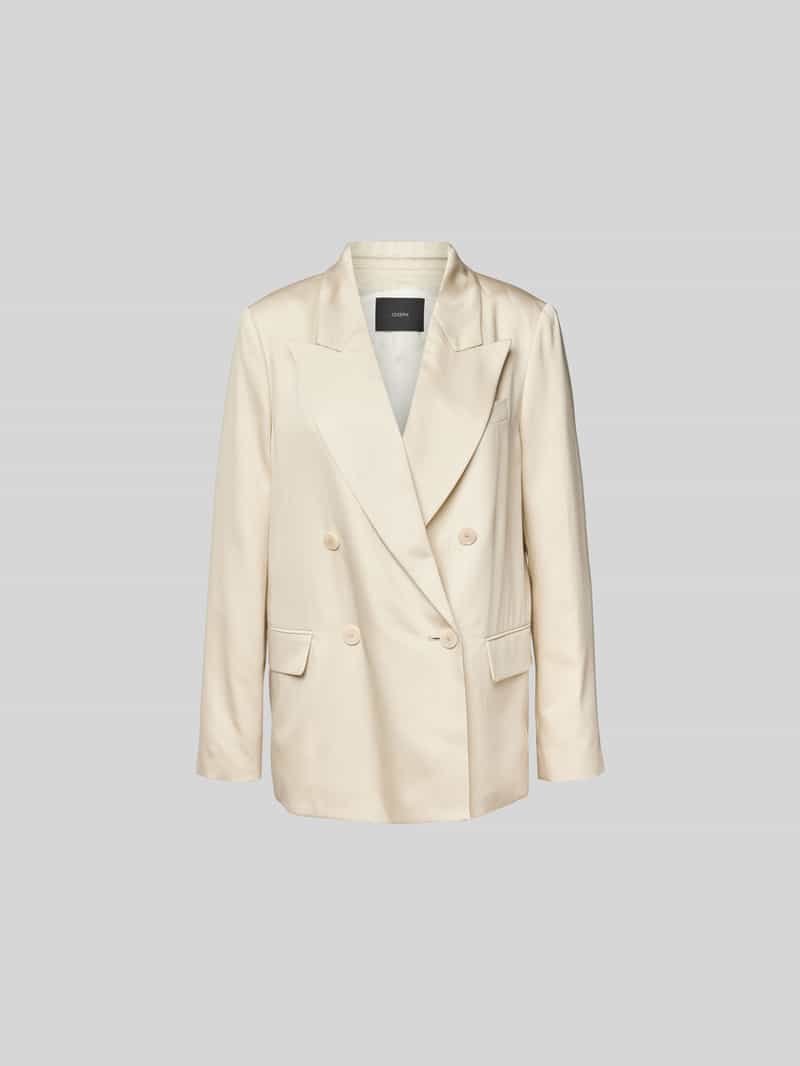 relaxed fit blazer met wol