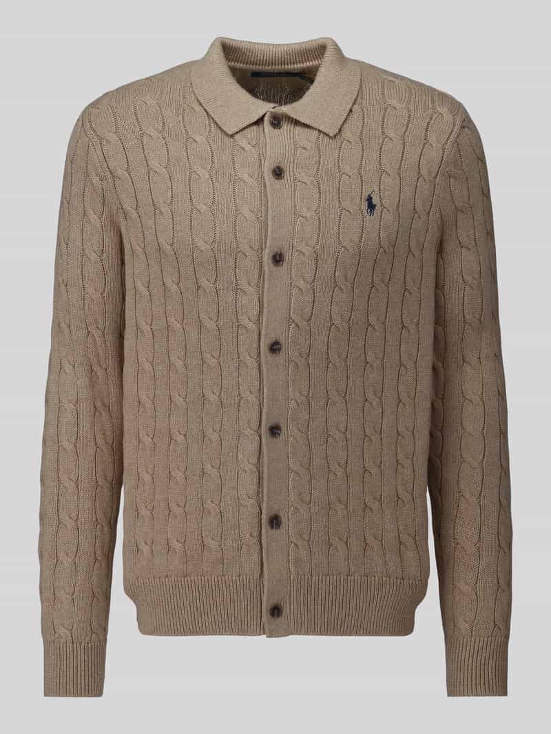 Polo Ralph Lauren Regular fit gebreid jack van puur katoen