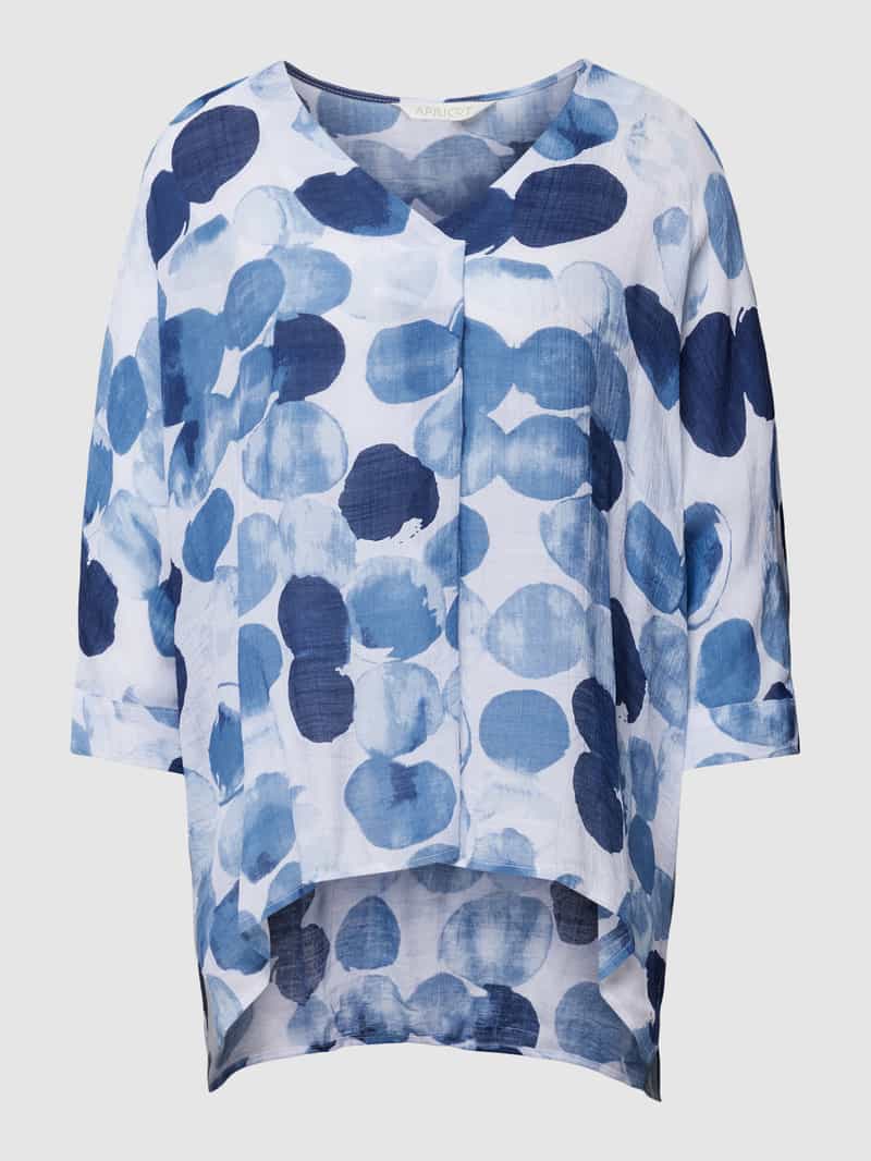 Apricot Blouse met all-over motief