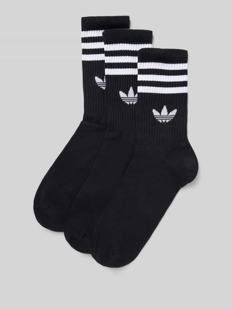 adidas Originals Sokken met logo in een set van 3 paar