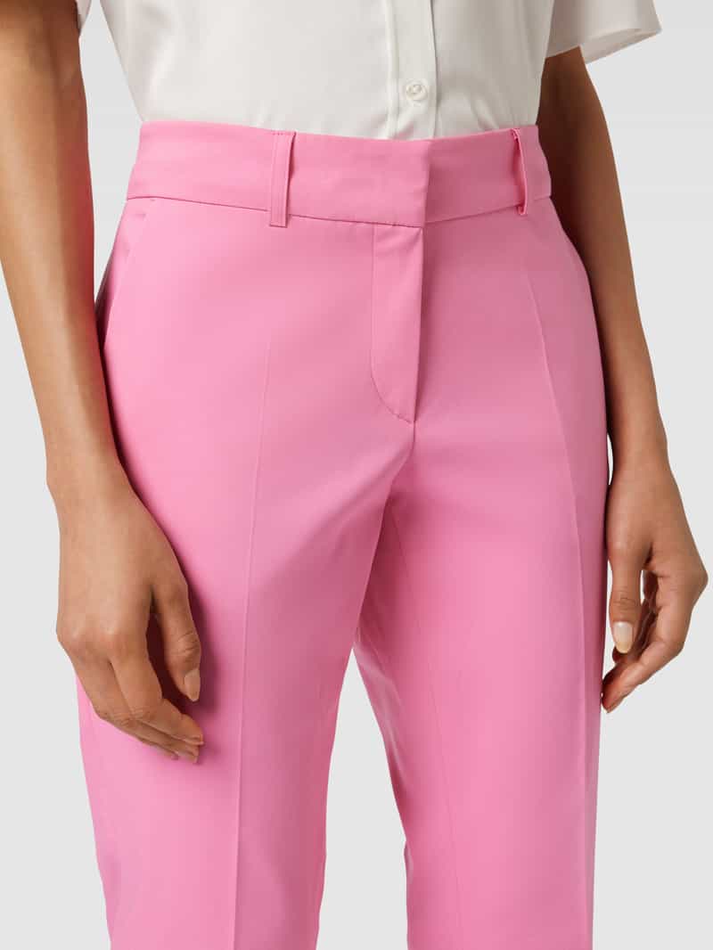 White Label Regular fit stoffen broek met persplooien