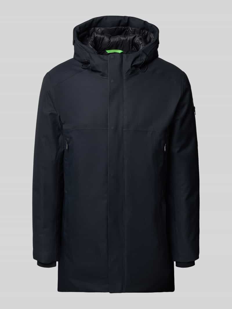 BOSS Green Regular fit parka van waterdicht materiaal model 'HEXATECH'