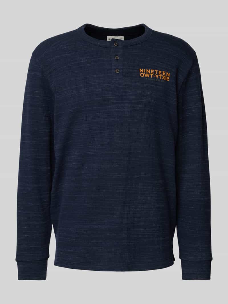 Tom Tailor Regular fit shirt met lange mouwen en katoen