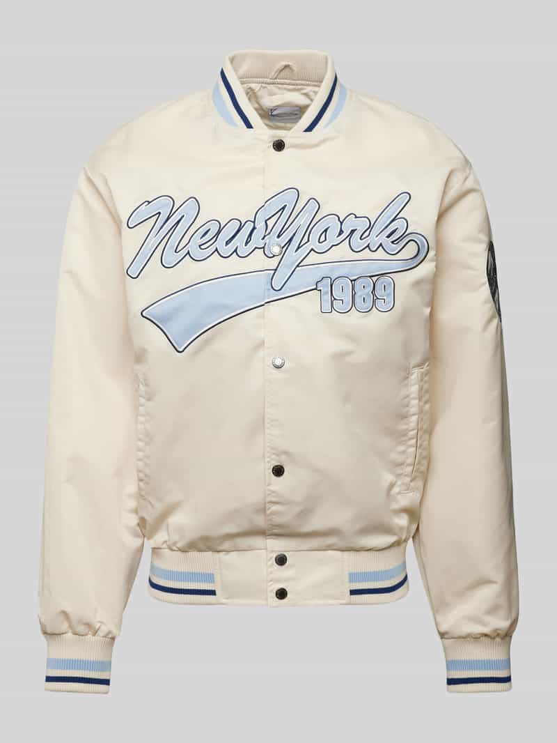 Karl Kani Collegejack met statementstitching model 'Varsity'