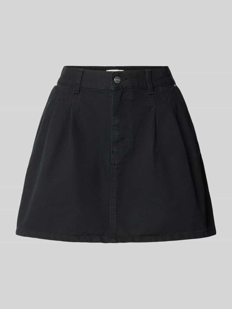 Carhartt Work In Progress Minirok met achterzakken en labeldetail model 'Billie'