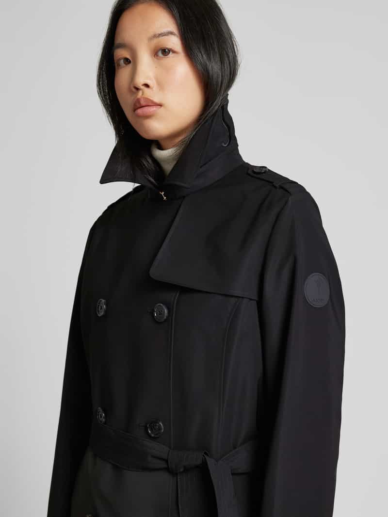Joop! Trenchcoat met strikceintuur model 'Cindy'