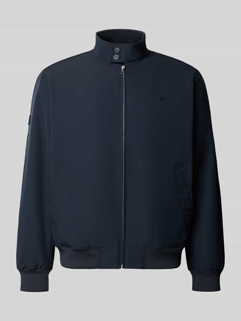 Regular fit jack met gestikt logo model 'HARRINGTON'