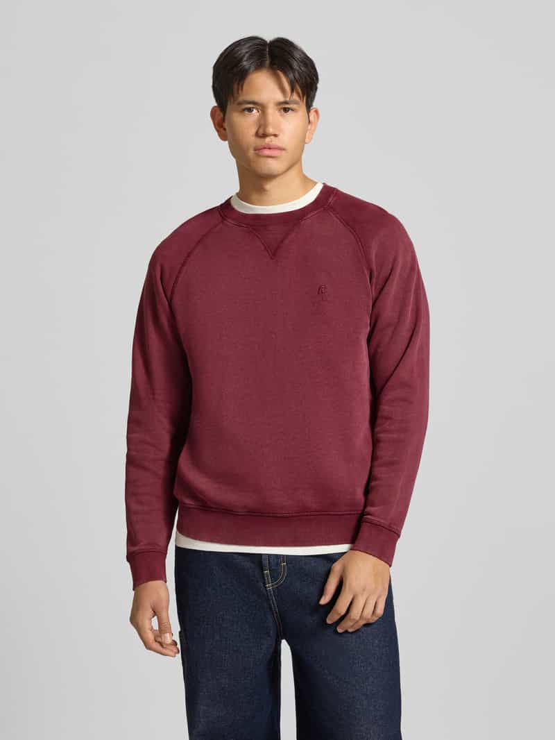 Replay Regular fit sweatshirt van pure katoen model 'Plush'