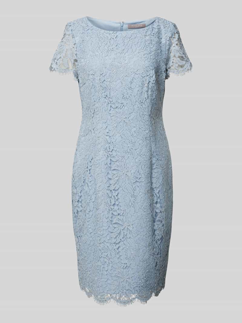 Christian Berg Cocktail Knielange cocktailjurk met viscose