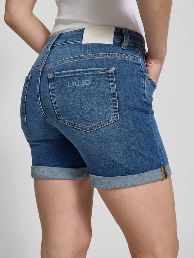 Liu Jo White Korte regular fit jeans in 5-pocketmodel