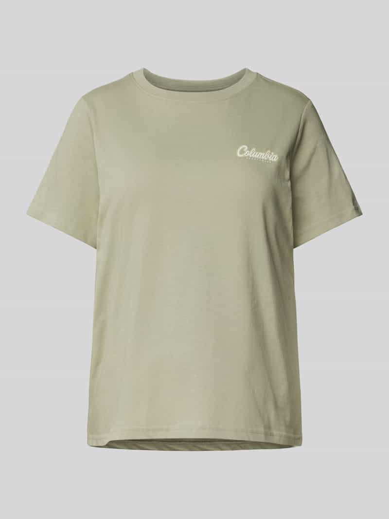 Columbia T-shirt met labelprint model 'ROLLING BEND'