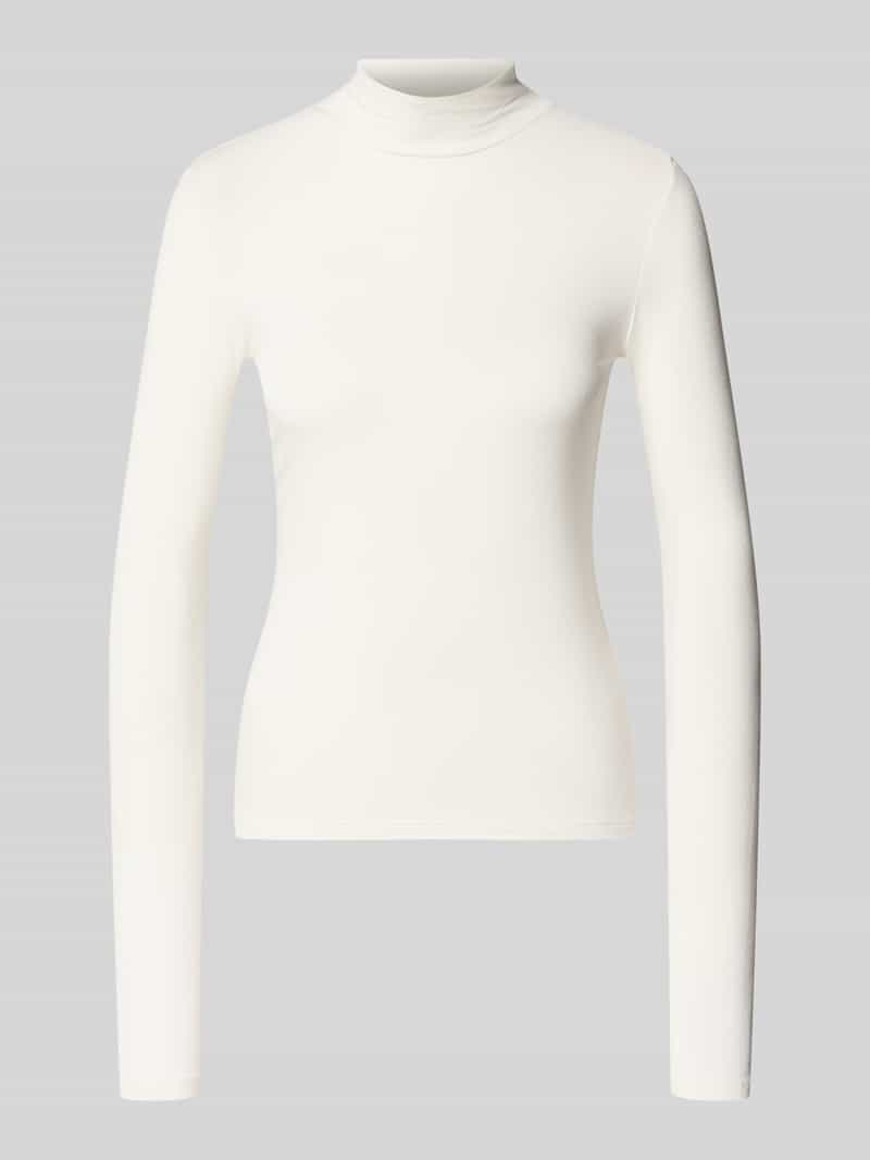 REVIEW slim fit longsleeve van lyocellmix met colletje