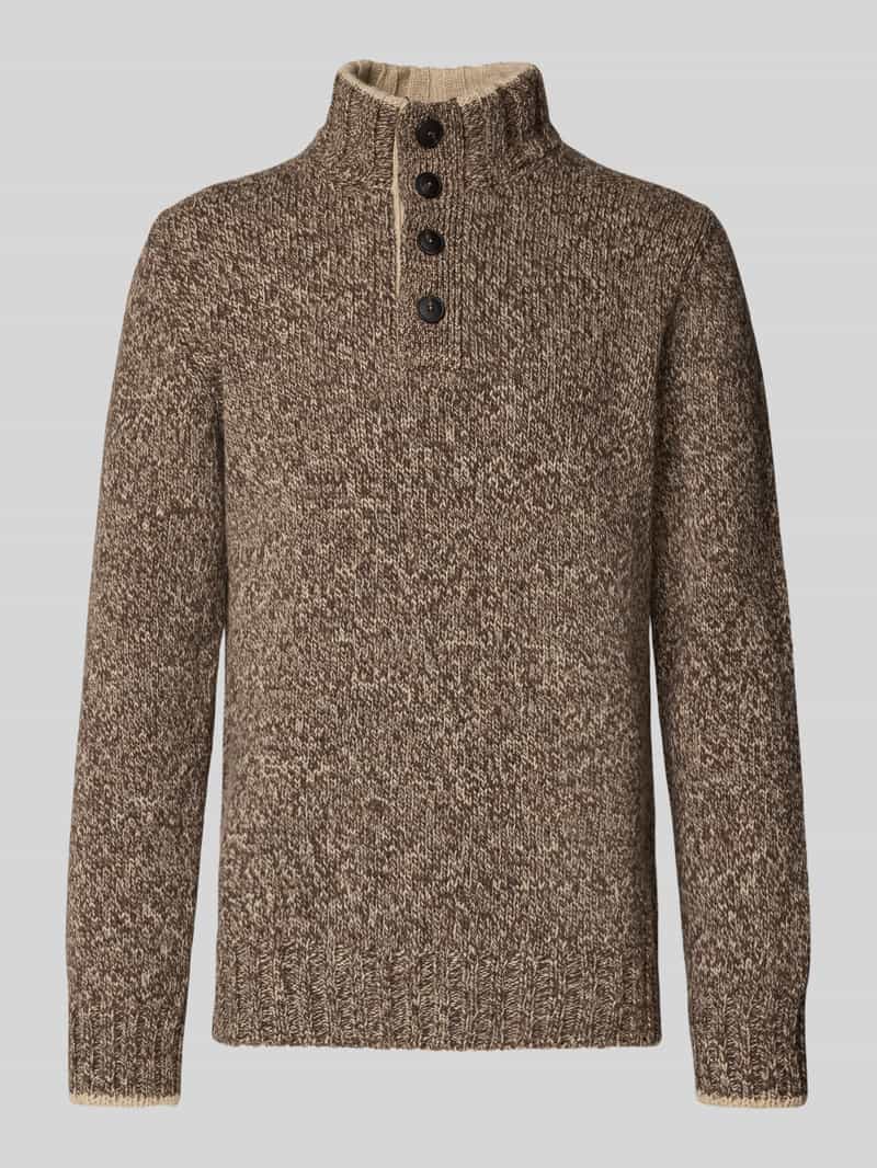 GRAN SASSO Gebreide pullover van scheerwol met schipperskraag