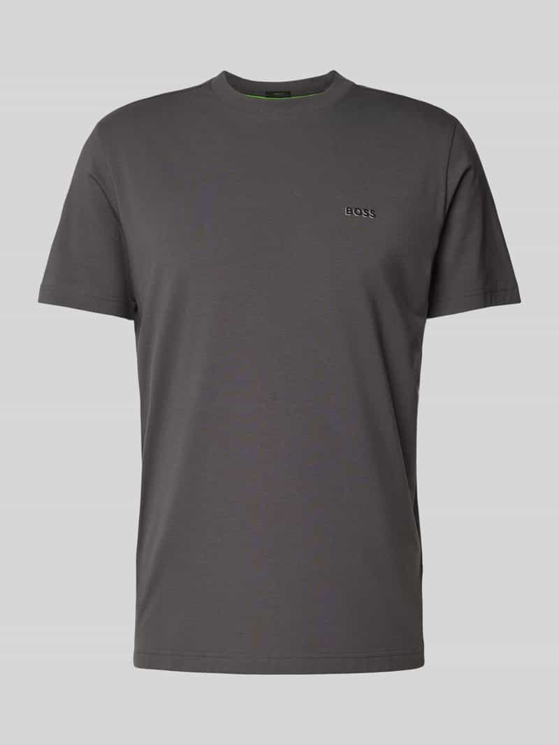 BOSS Green T-shirt met labelprint