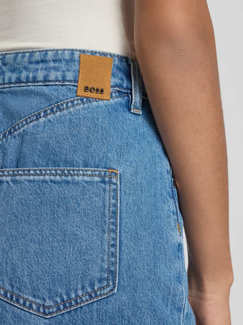 Boss Knielange jeansrok in 5-pocketmodel model 'COBALTIDE'