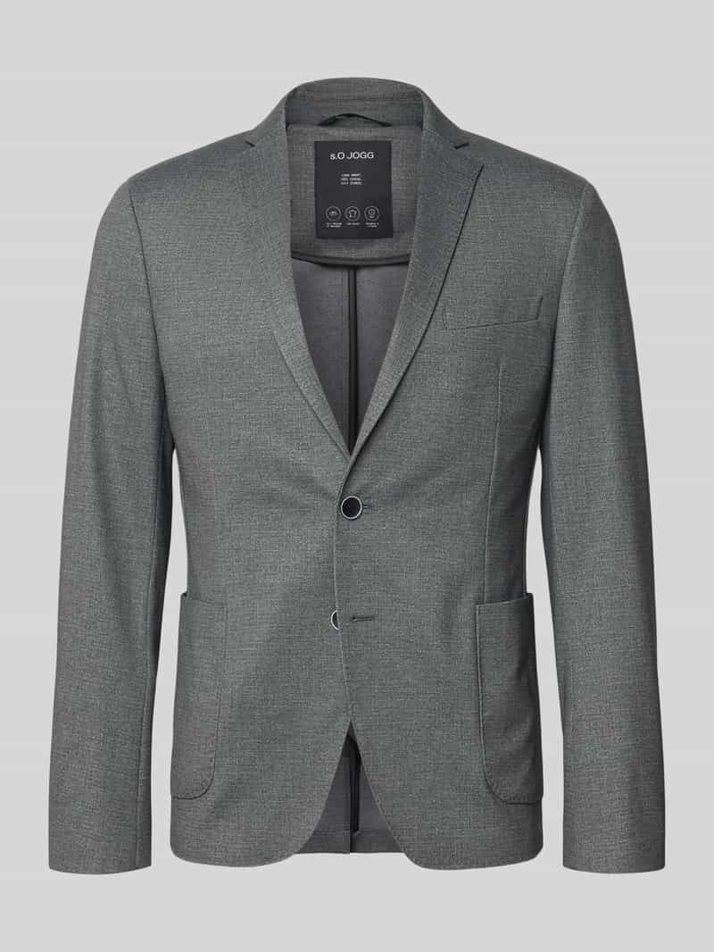 s.Oliver BLACK LABEL Regular fit colbert met viscose