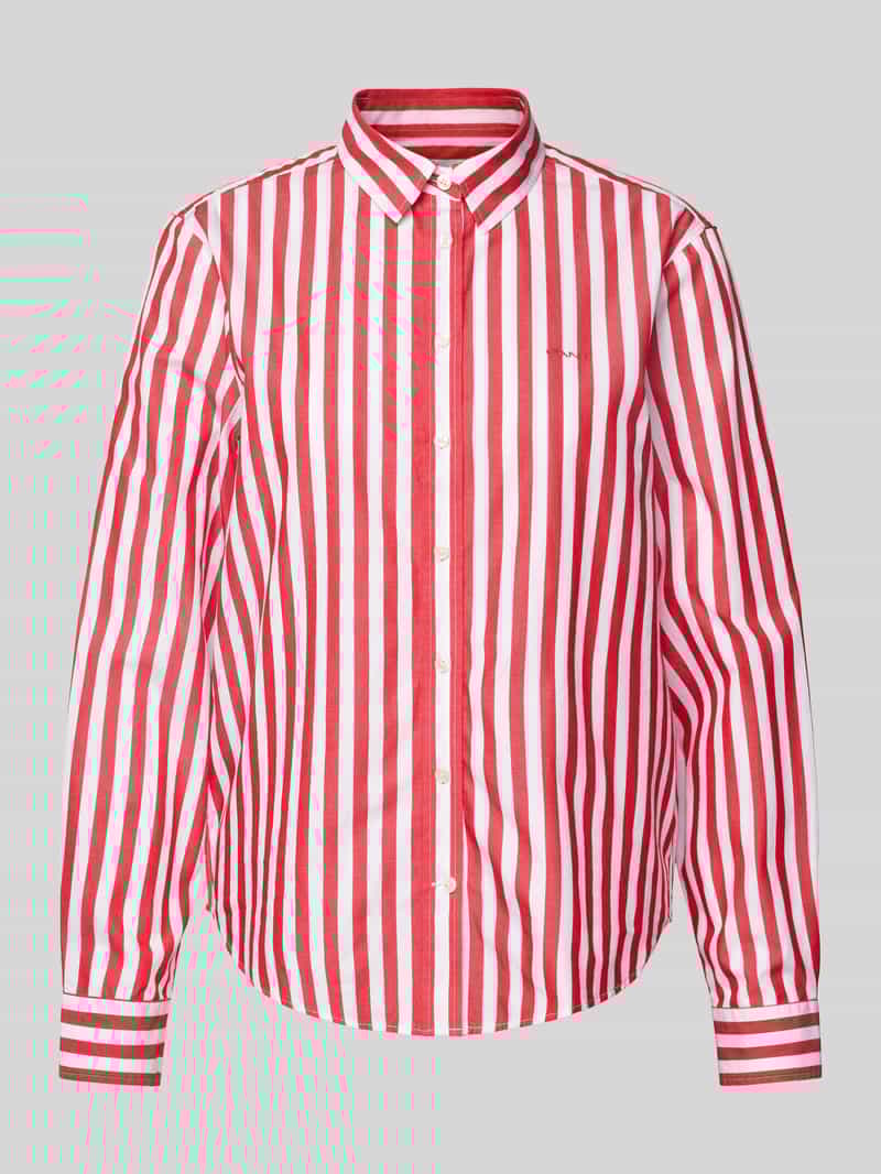 Gant Regular fit overhemdblouse met labelstitching
