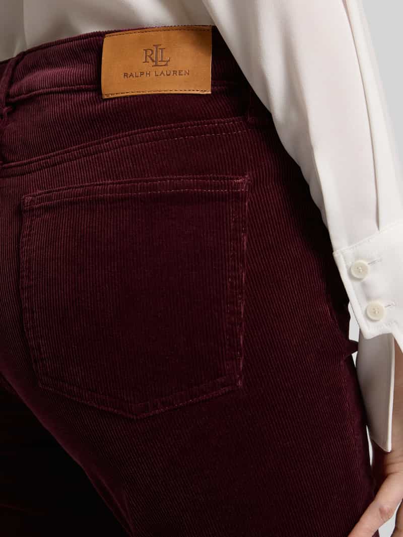 Lauren Ralph Lauren Straight leg corduroy broek in 5-pocketmodel