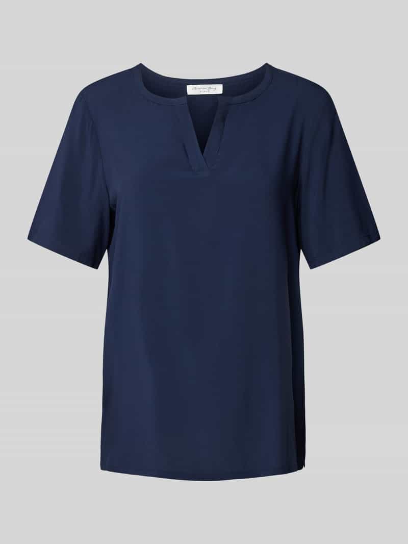 Christian Berg Woman Regular fit blouseshirt met V-hals