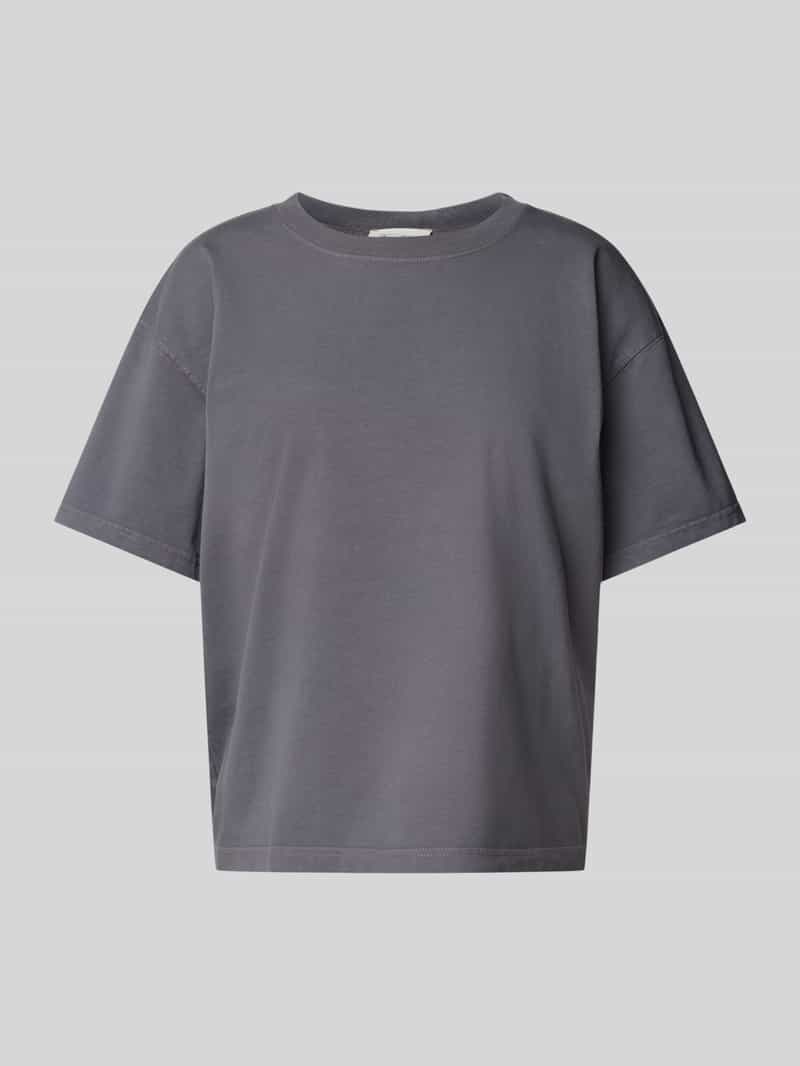 American vintage T-shirt met geribde ronde hals model 'FIZVALLEY'