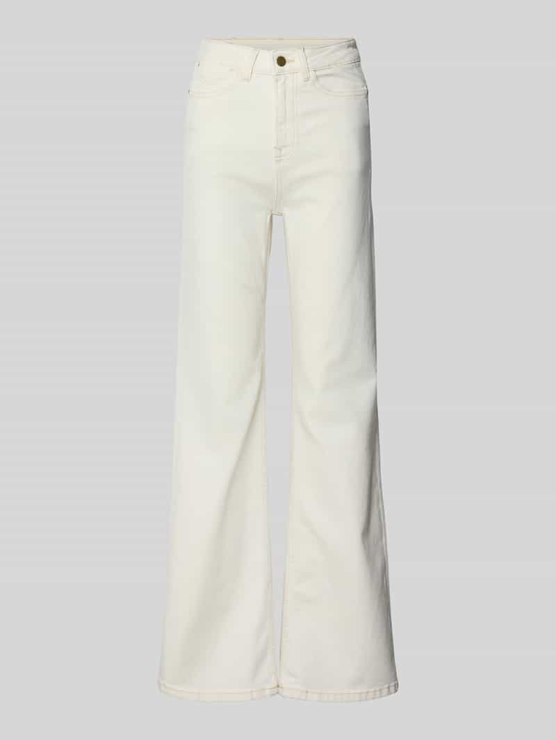 Flared Jeans van katoenmix model 'WILLA'