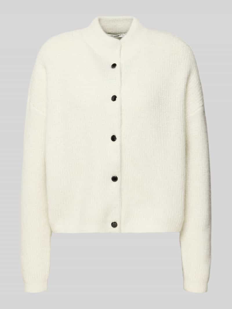 Gestuz Gebreid jack met opstaande kraag model 'manzi'