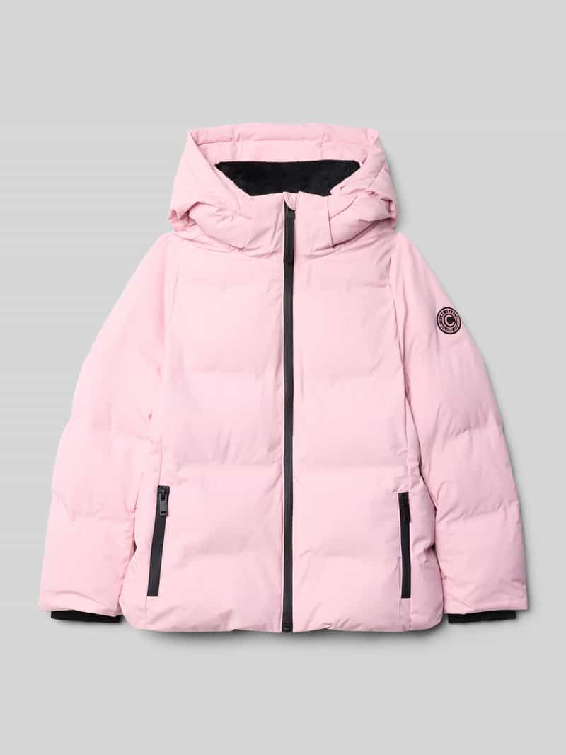 CARS JEANS Regular fit gewatteerd jack met logo-applicatie model 'MUYLA'