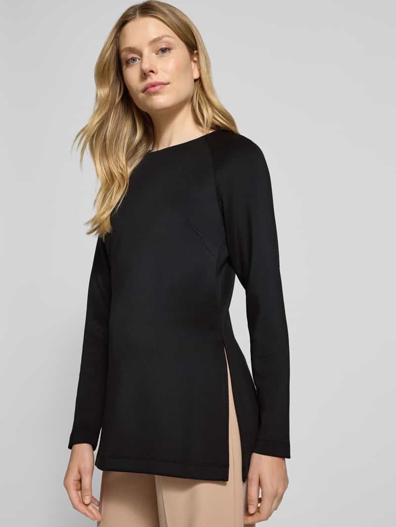 MM by Max Mara Regular fit shirt met lange mouwen van scuba model 'UNDICI'
