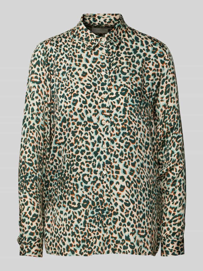 milano italy Hemdblouse met dierenprint