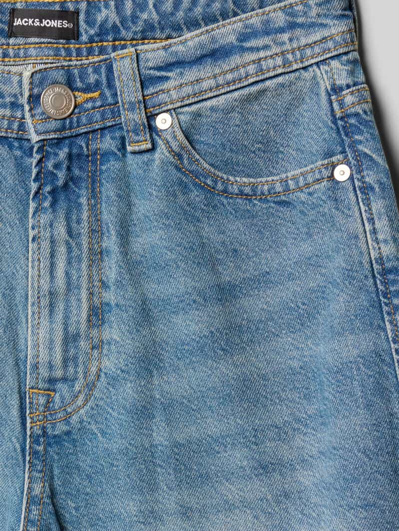 jack & jones Extra baggy fit korte jeans in 5-pocketmodel model 'RON'