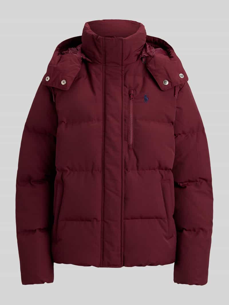 Polo Ralph Lauren Regular fit gewatteerd jack met afneembare capuchon