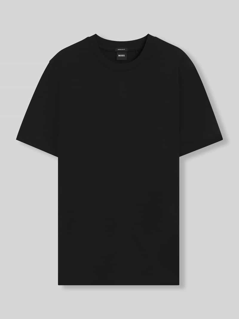 Boss Regular fit t-shirt van puur katoen model 'Thompson 02'