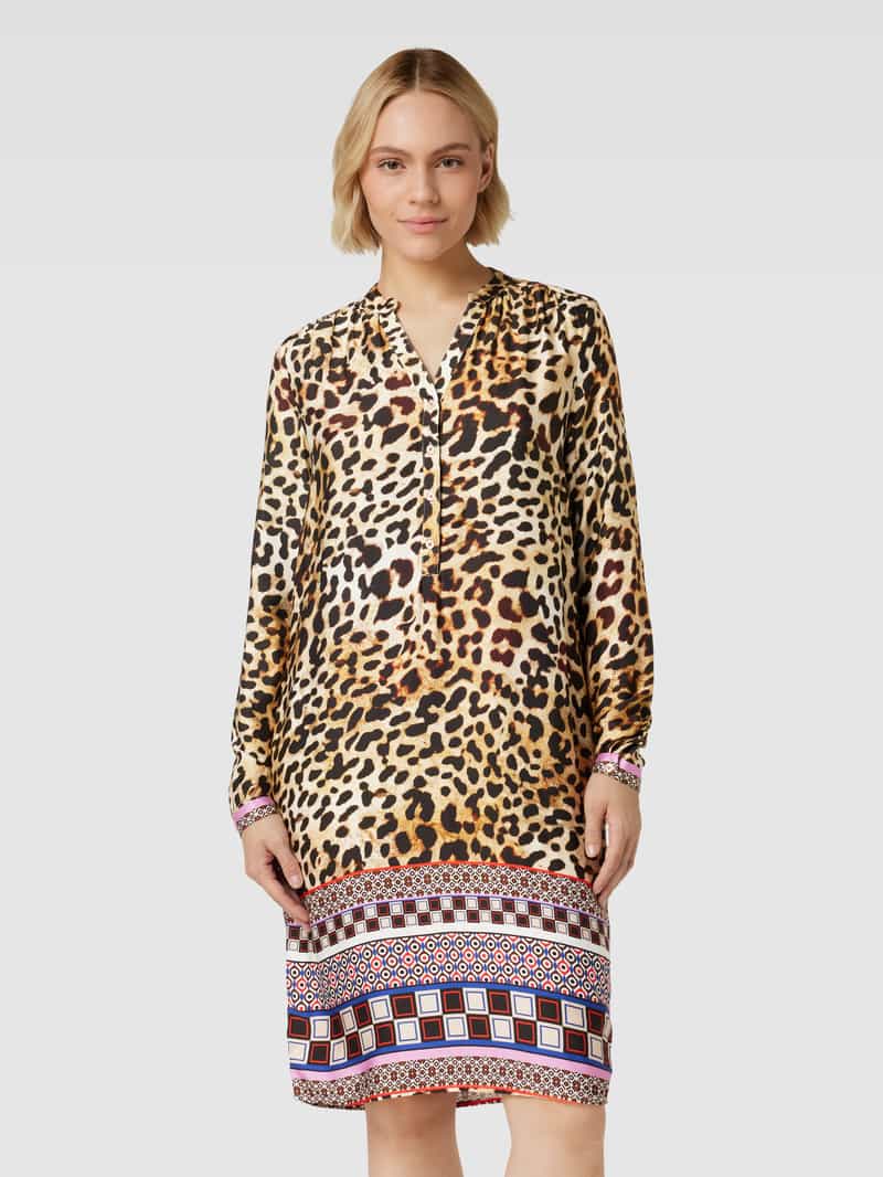 Tuniekjurk van viscose met dierenprint Emily Van den Bergh