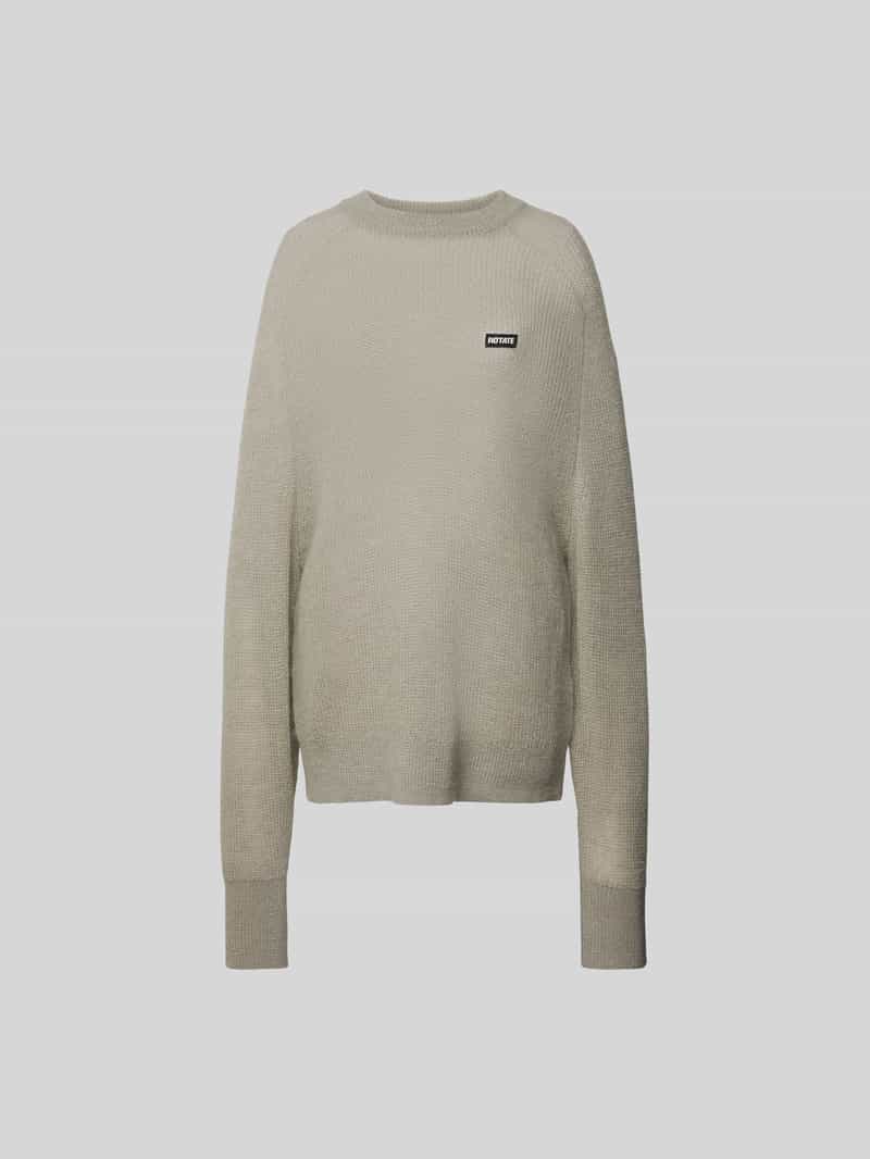 Oversized wollen trui in brei-look