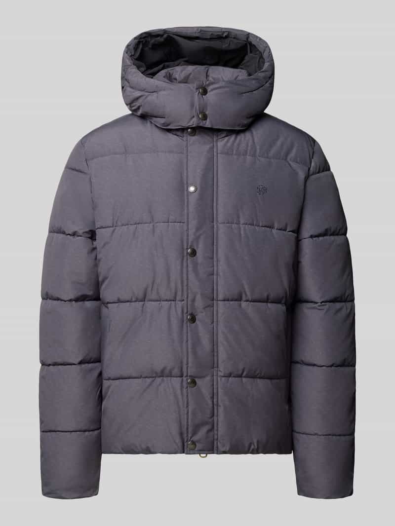 Superdry Gewatteerd jack met capuchon en ritssluiting